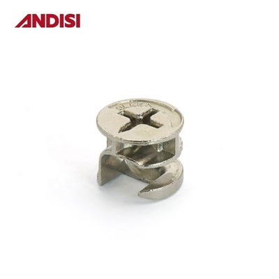 Modern meubilair Zink legering verborgen cam deur slot voor cams Dowels Fitting excentrieke cam
