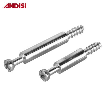 Meubels aansluiting Bolt Mini Fix Schroeven Dowel 33/36/46mm Zinkgeplatte staal M4 Modern Hardware