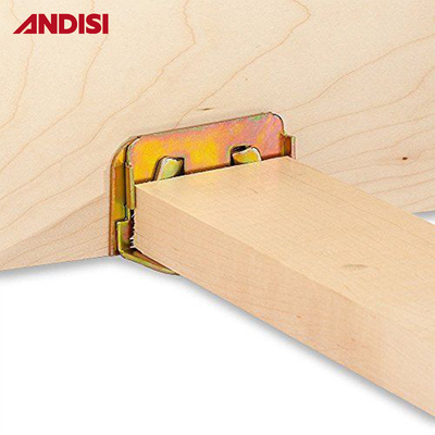 Bedkamermeubilair Fittings Metal Bed Rail Frame Hoekbeugel met duurzame materialen