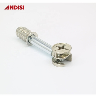 Mini Fix Cam en Bolt Dowel Insert Nut Zink Alloy Meubel Hardware Joint Connector
