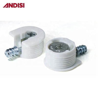 Zinkgeplatte stalen schroef Foshan Plastic Meubels Cam Lock Rafix Connector voor hout