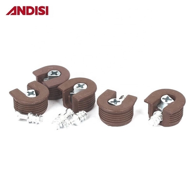 Zinkgeplatte stalen schroef Foshan Plastic Meubels Cam Lock Rafix Connector voor hout