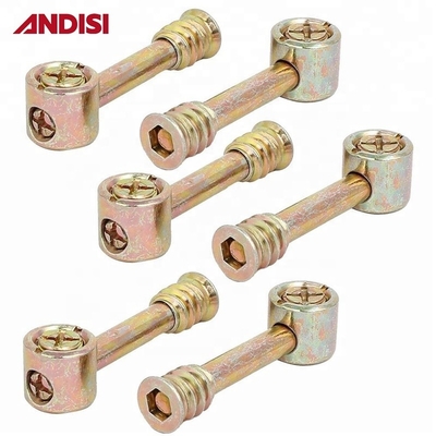 Zinkgeplatte houtverbinding met metalen beugel zware camlockconnectoren