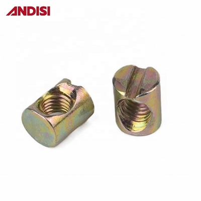 M6 M8 Cross Phillips Drive Slot Countersunk Barrel Nut voor meubilair