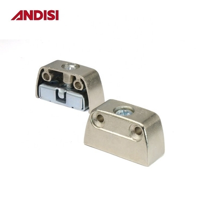 Afneembare houten gewrichtshoekkastenverbinding Zinklegering Cam Lock voor meubilair montage
