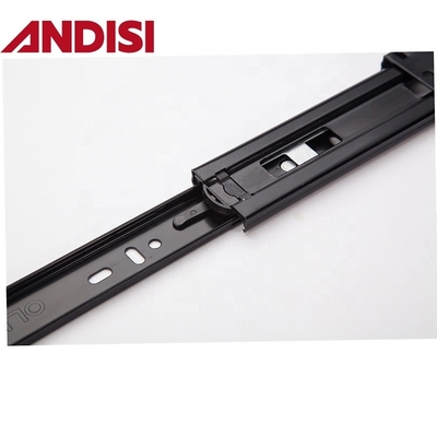 Postverpakking Volledige uitbreiding Telescopische druk naar open bal Bearing Soft Close Drawer Slides for Drawer