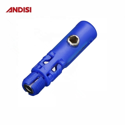 Postverpakking Zinkplaat Blauw/Wit Afwerking Andisi Panel Connector Meubeltoebehoren