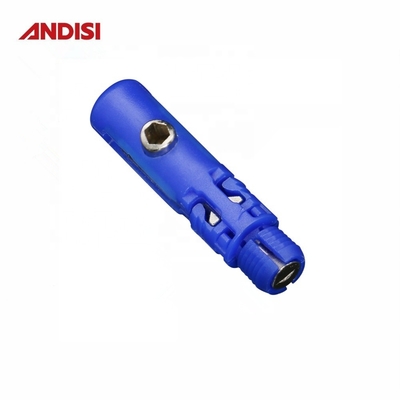 Postverpakking Zinkplaat Blauw/Wit Afwerking Andisi Panel Connector Meubeltoebehoren