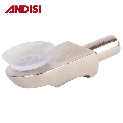 Meubelhardware Zinklegeringsglasplankpen 5 mm diameter met plankstokken en -penen