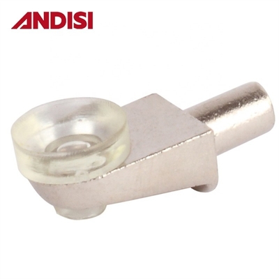Meubelhardware Zinklegeringsglasplankpen 5 mm diameter met plankstokken en -penen
