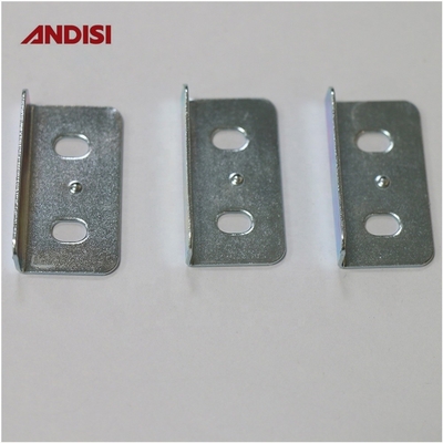 L Meubelstaal Flat Angle Bracket Connector met 0,8 mm dikte en 32x17x8,23 mm grootte