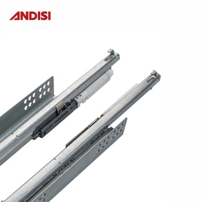 OEM koudgewalste stalen ladeslide V6 Full Extension Soft Close verborgen onder de montage