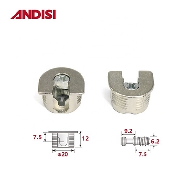 13 mm Hoogte Zink legering kabinet Connector Cam Lock Housing voor Hout Joint Rafix Connector