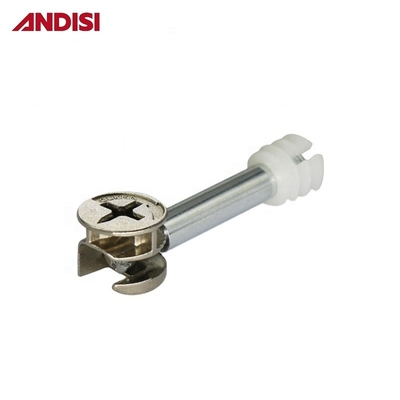 Metalen meubilair cam slot schroef verbindingsstaaf Dowel 3 in 1 Mini Fix Schroef met ANDISI