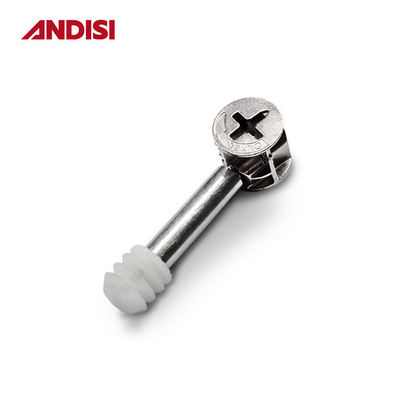 Modern meubilair Zink legering verborgen cam deur slot voor cams Dowels Fitting excentrieke cam