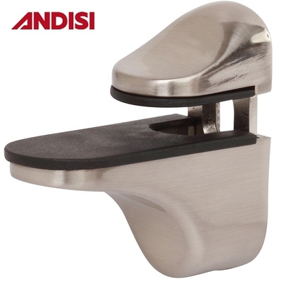 Modern meubilair Hardware glazen plankbeugel met verstelbare glas op glas steun