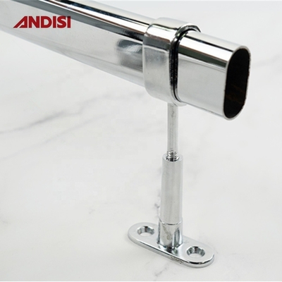 Andere meubels Hardware Kledingkast Pasbaar Hoogte Verstelbaar Ovale Pipe Steunbeugel