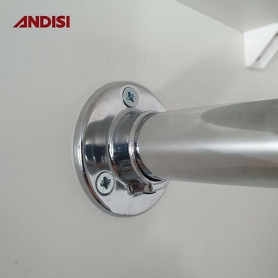 16/19/25 mm Diameter Wardrobe Round Tube Support Steel Holder Flange voor installatie