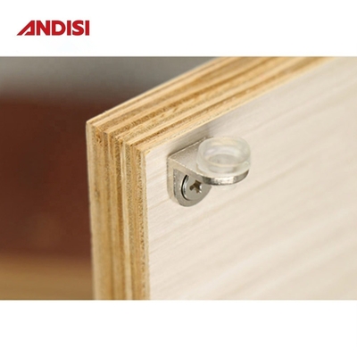 Andere meubelhardware Zinklegeringsglasconnectoren Plankhouders voor kastplank