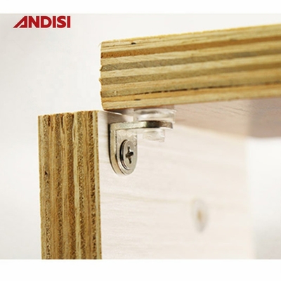 Andere meubelhardware Zinklegeringsglasconnectoren Plankhouders voor kastplank