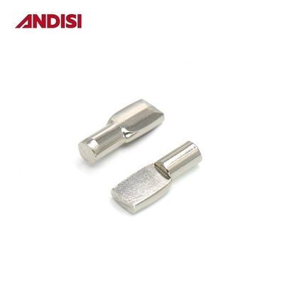 Meubelhardware 5 mm/7 mm Zinkgeplatte stalen plankhouder Stud Bracket 8 mm lengte pinnen