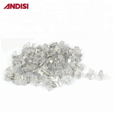 Andere meubelhardware 5 mm plastic plank steunpinnen voor kastenplaat glashouder