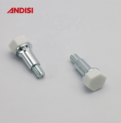 Anti-Kratten verstelbare meubel glidbeen met zinkgeplatte staal en 8 mm diameter