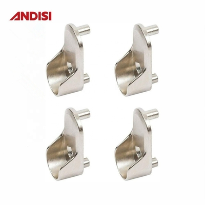 Chroomgeplatte ovale pijphanger voor 44 mm lengte garderobe kleding hangend stok spoorhouder