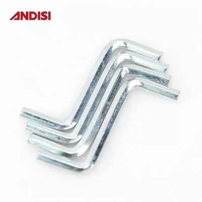 Niet-gegradeerde dikte L en Z type 4 mm 6 mm hexasklot voor hardware meubelfittings