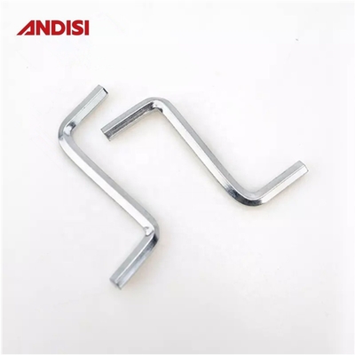 DIY Grade Meubels Hardware Accessoires Fittings L en Z Type 4mm 6mm Hex Allen bevestigingsmiddelen Schraper Metalen Staal Hexagon Allen Sleutel