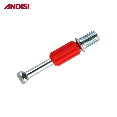 Plastic meubelkas Cam Lock Mini Fix Dowel Verbindingsbouten Schroeven in het beste geval