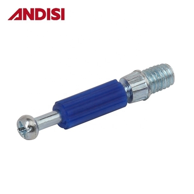 Plastic meubelkas Cam Lock Mini Fix Dowel Verbindingsbouten Schroeven in het beste geval