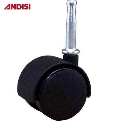 Plastic Zinkgeplatte staal Montage Hooded Socket Kantoormeubilair Stoel Wiel Castor met rem