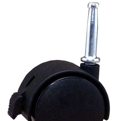 Plastic Zinkgeplatte staal Montage Hooded Socket Kantoormeubilair Stoel Wiel Castor met rem