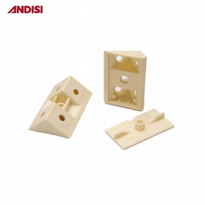 Home Office Meubelkast ABS Plastic Bracket Connector in wit/zwart/bruin afwerking