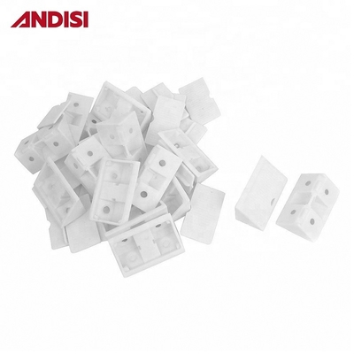 Home Office Meubelkast ABS Plastic Bracket Connector in wit/zwart/bruin afwerking