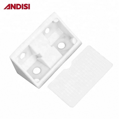 Home Office Meubelkast ABS Plastic Bracket Connector in wit/zwart/bruin afwerking