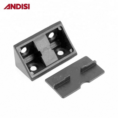 Home Office Meubelkast ABS Plastic Bracket Connector in wit/zwart/bruin afwerking