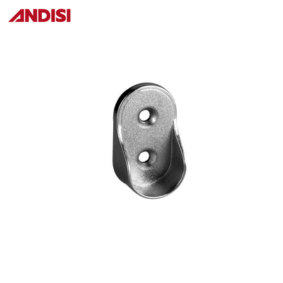 Lengte 44 mm Zinklegering Kledingstukken voor 30x15 mm ovaal buis ovaal buis steunbeugel