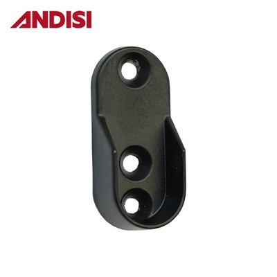 Moderne design stijl ovaal buispijp Rail Closet Pole Rod End Bracket Support Flanges