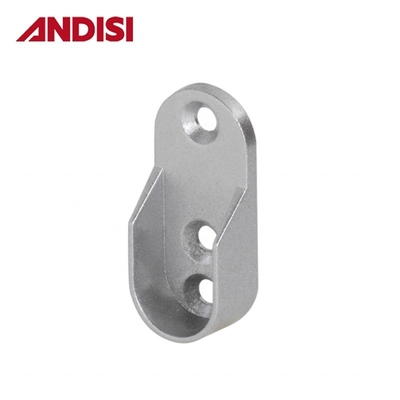 Moderne design stijl ovaal buispijp Rail Closet Pole Rod End Bracket Support Flanges