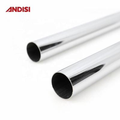 16-50mm Chrome Steel Tube Stof Hangend Rail voor Garderobe Slank Metalen Ronde Garderobe Rod