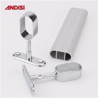 Meubels Hardware Center Closet Rod Bracket voor slaapkamer Garderobe Support Tube Holder