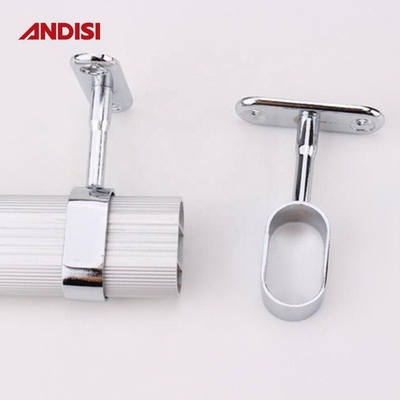 Meubels Hardware Center Closet Rod Bracket voor slaapkamer Garderobe Support Tube Holder