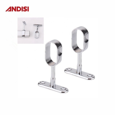Meubels Hardware Center Closet Rod Bracket voor slaapkamer Garderobe Support Tube Holder