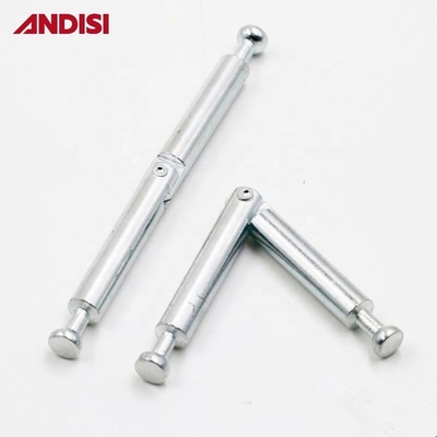 Postverpakking Mini Fixed Angle Metal Dowel Bolt voor meubels Houten verbinding 40/24mm