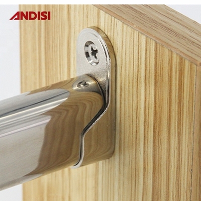 Verbeter je garderobe met 44 mm zink legering kleding Railhouder en ovale buis ondersteuning