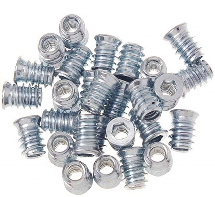 Postverpakking Y Hex Drive Bevestiging Gedrukt Insert Houten meubels Schroef Insert Nut