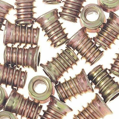 Postverpakking Y Hex Drive Bevestiging Gedrukt Insert Houten meubels Schroef Insert Nut