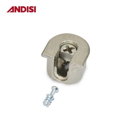 Zinklegeringsmeubelconnector Gegooid zinkdowel pin schroef en cam lock schijf Mail verpakking